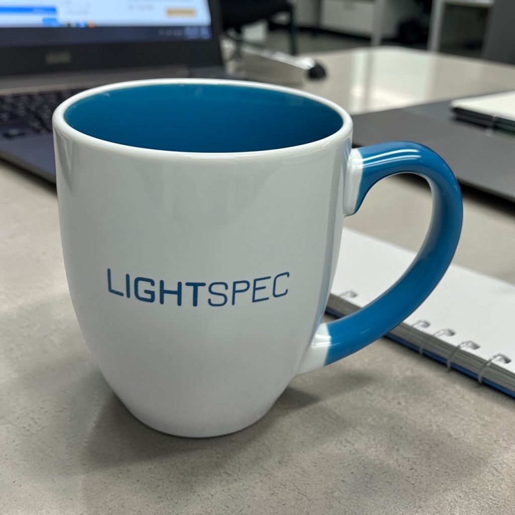 White ceramic mug